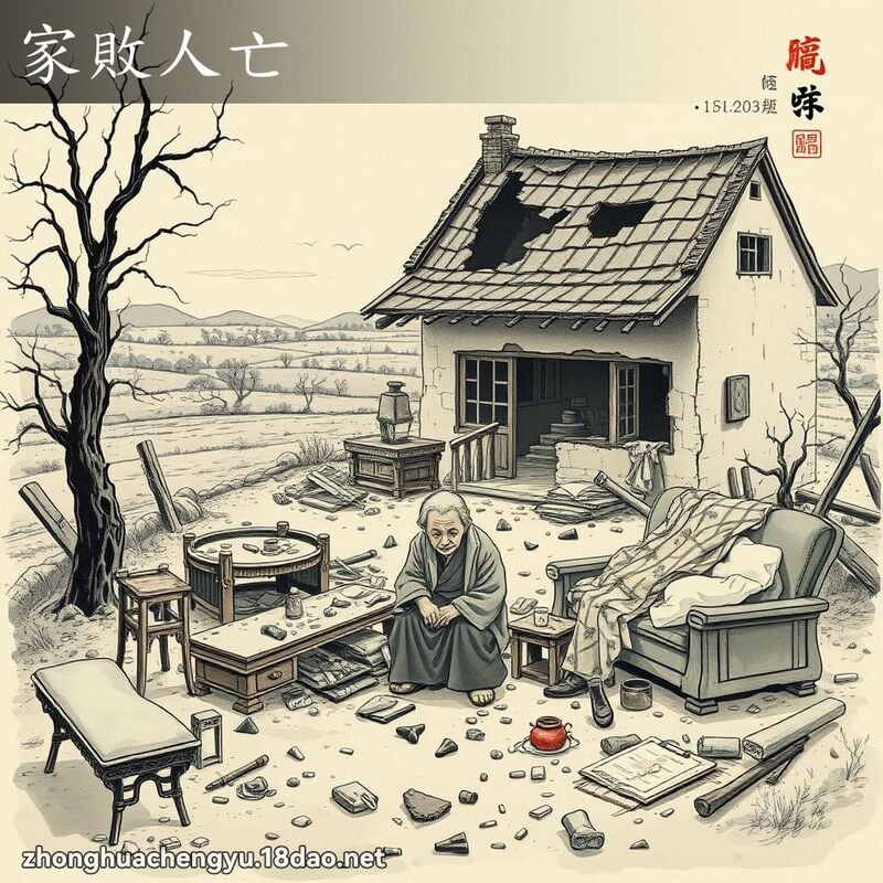 家败人亡 配图