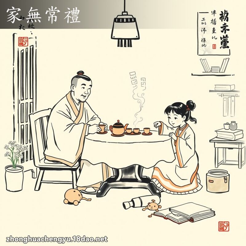家无常礼 - 中华成语配图