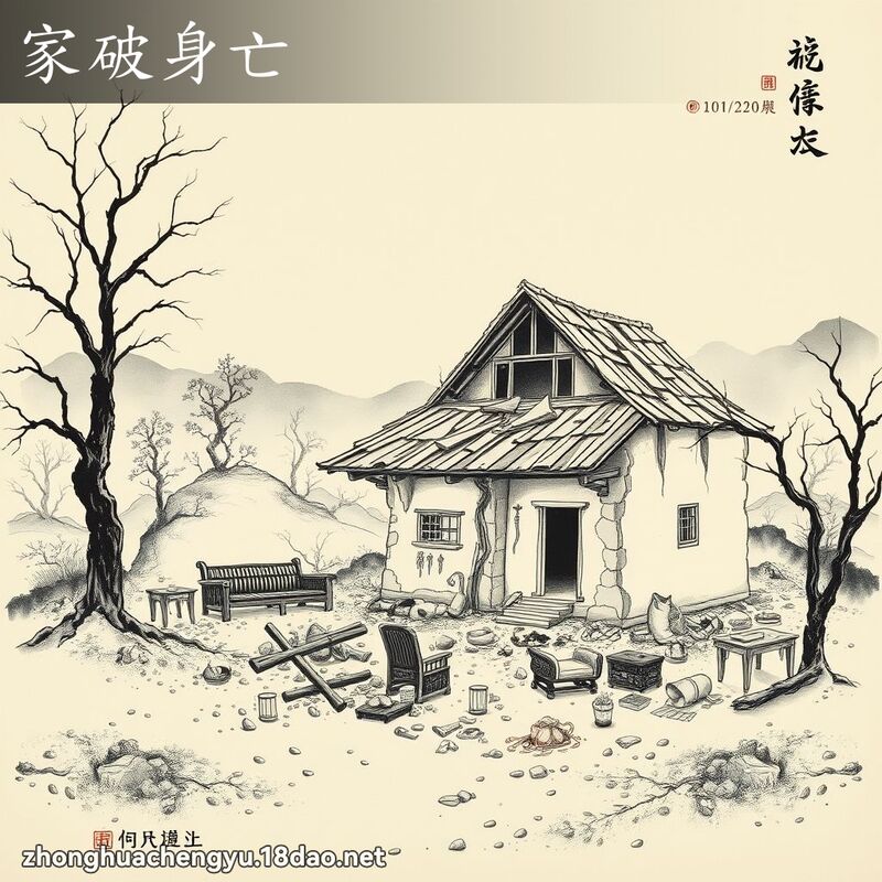 家破身亡 配图