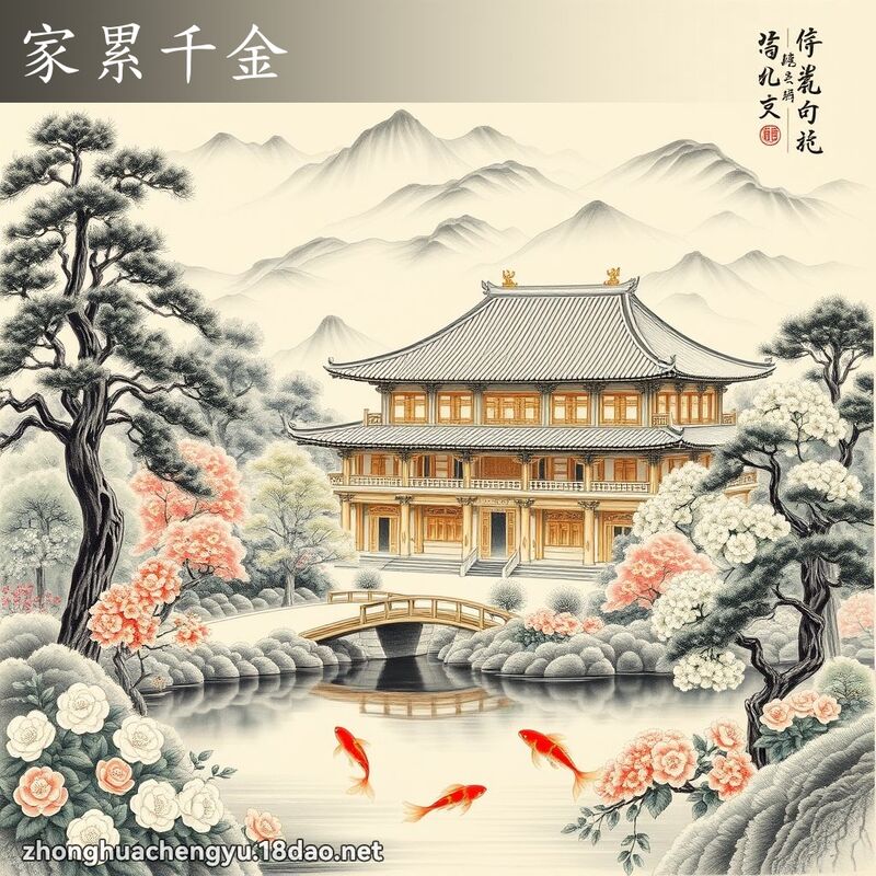 家累千金 配图