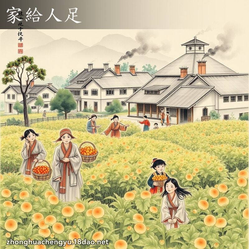 家给人足 配图