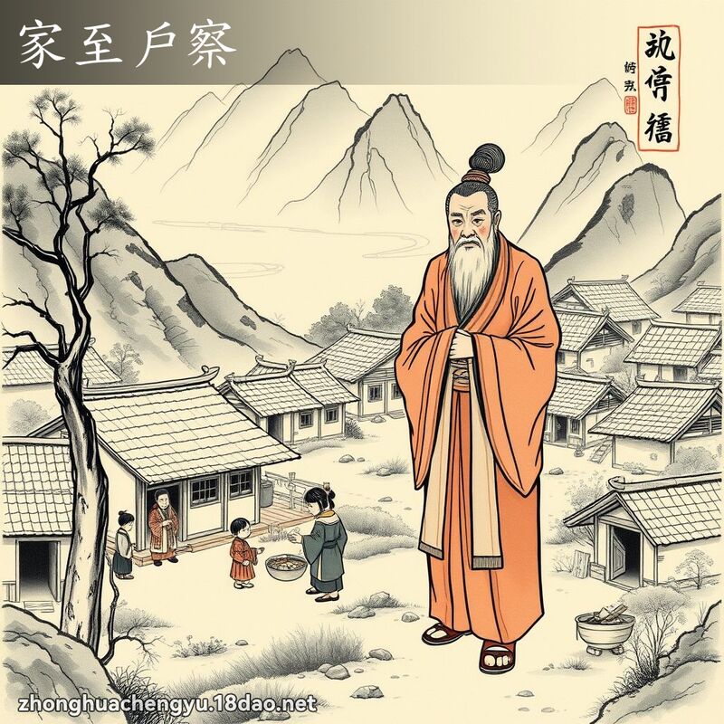 家至户察 配图