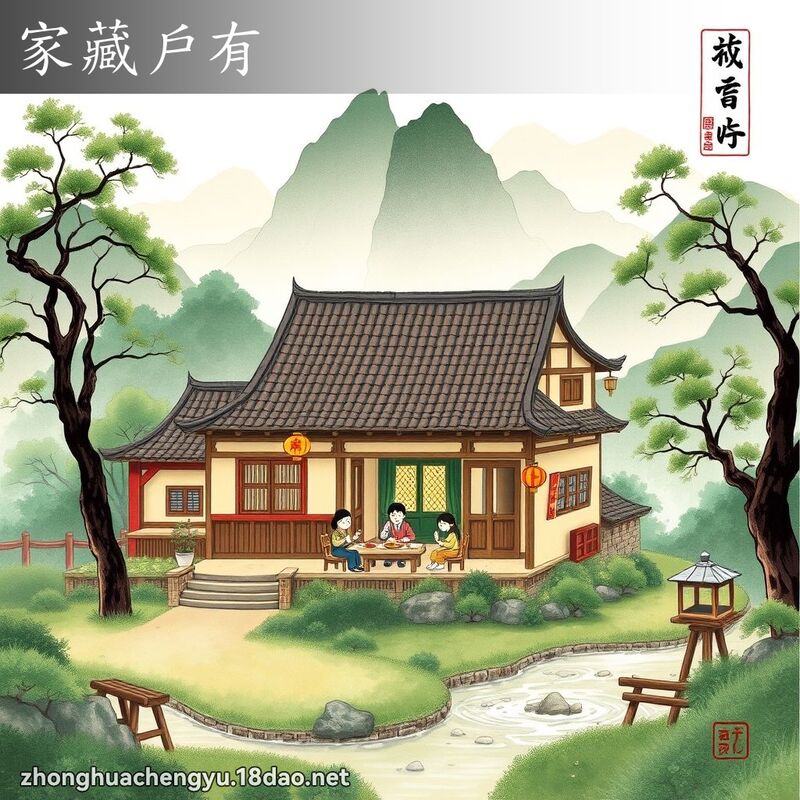 家藏户有 配图