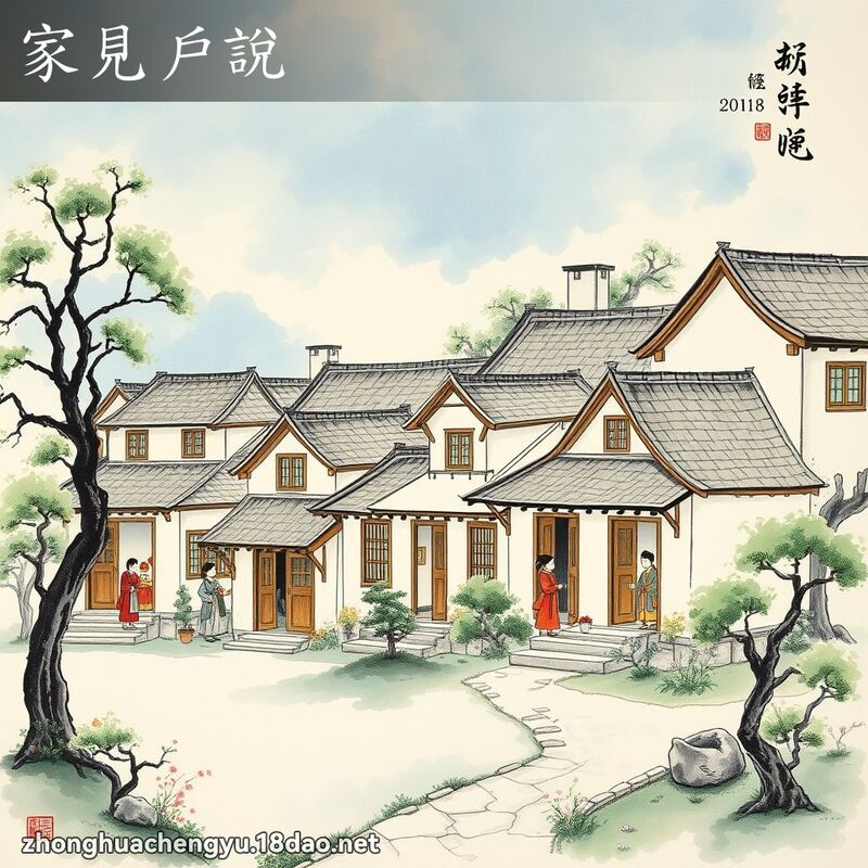 家见户说 配图