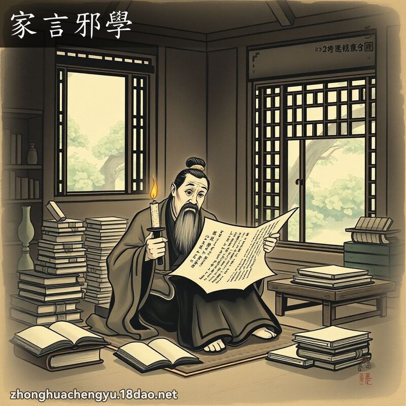 家言邪学 配图