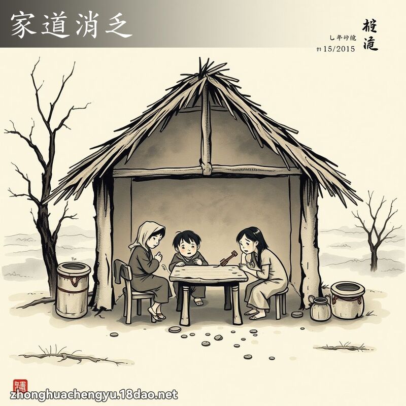 家道消乏 配图