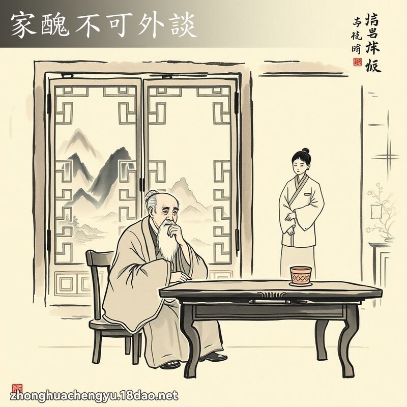 家丑不可外谈 配图