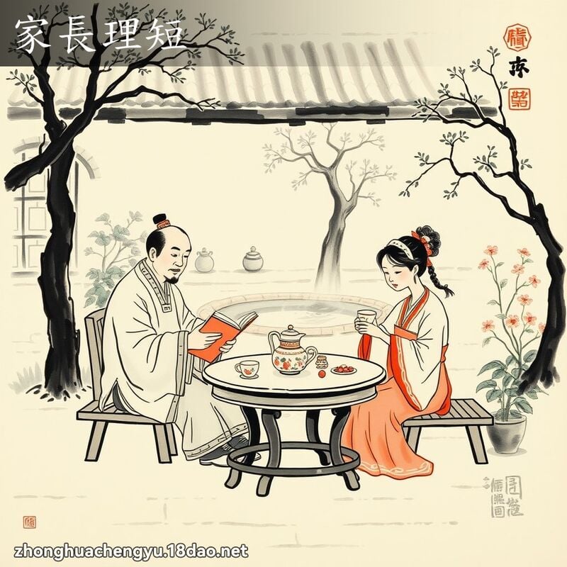 家长理短 配图