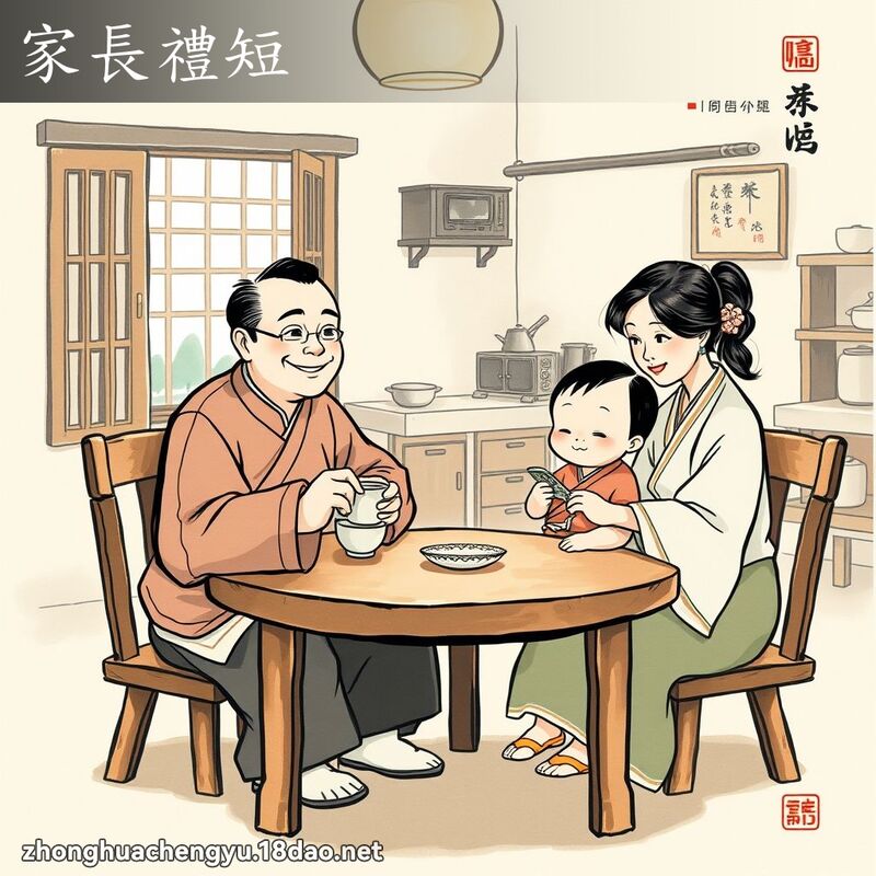 家长礼短 配图