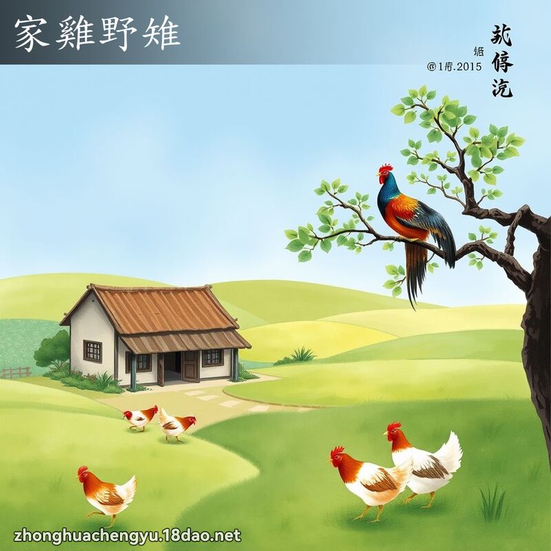 家鸡野雉 配图
