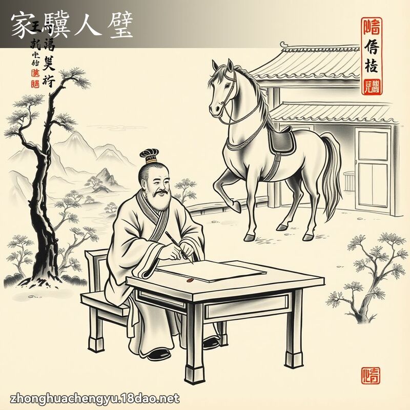 家驥人璧 配图
