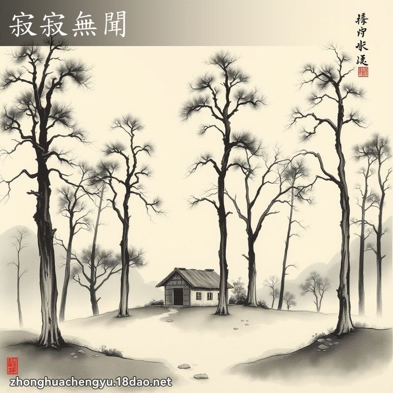 寂寂无闻 配图