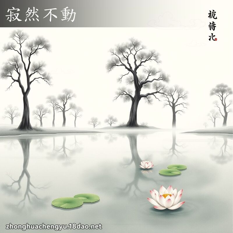 寂然不动 配图