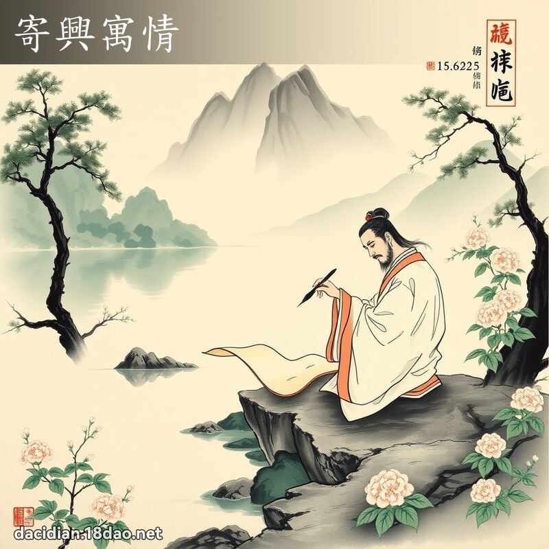 寄興寓情 - 中華成語配圖