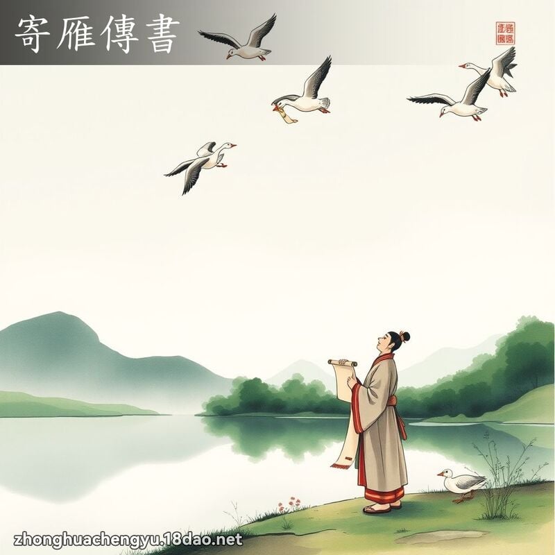 寄雁傳書 配图