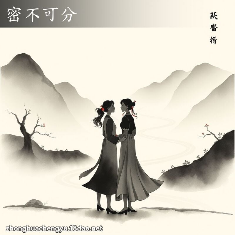 密不可分 配图