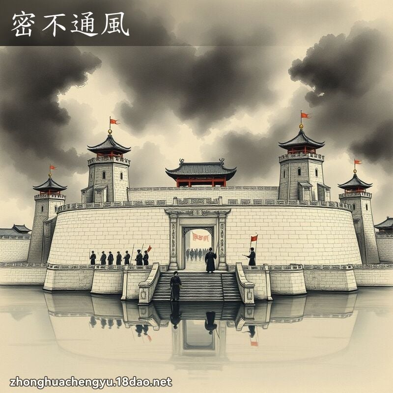 密不通風 配图