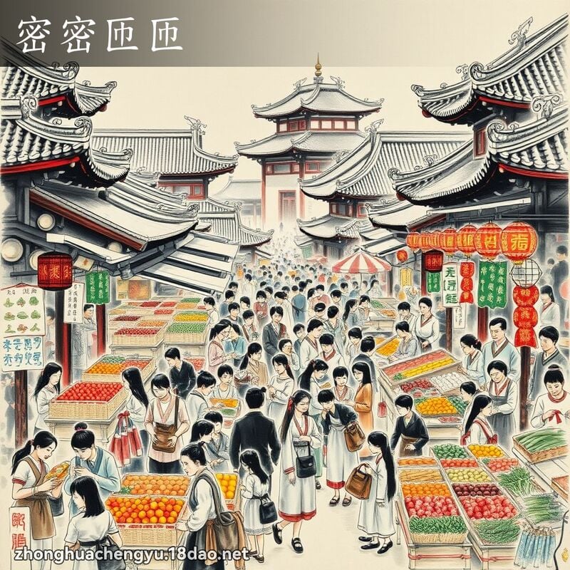 密密匝匝 配图