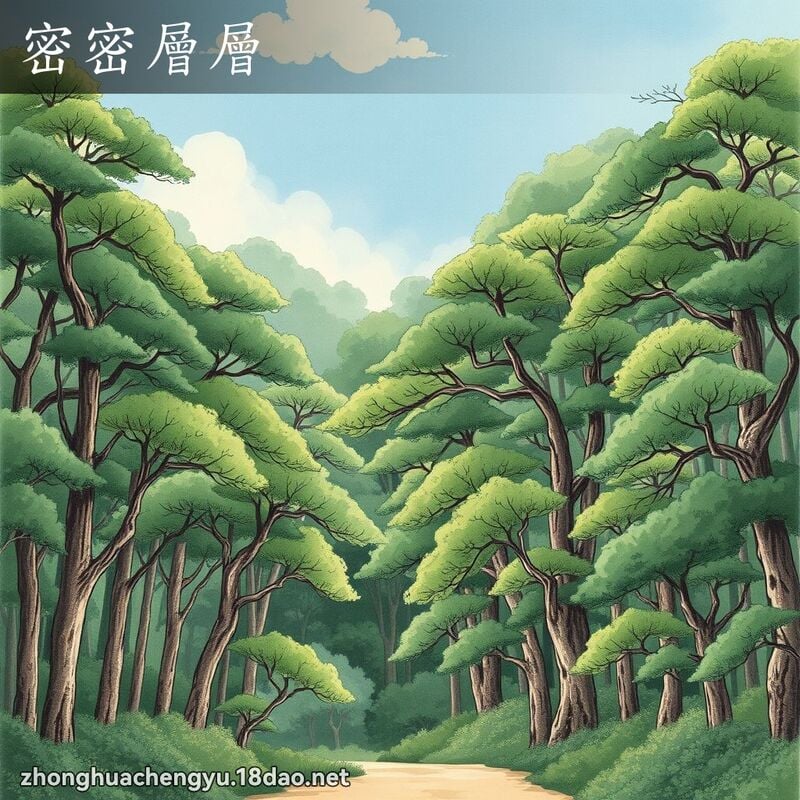 密密層層 配图