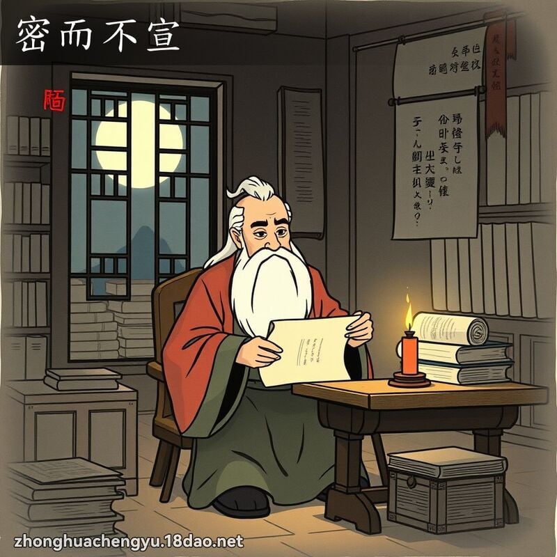 密而不宣 配图