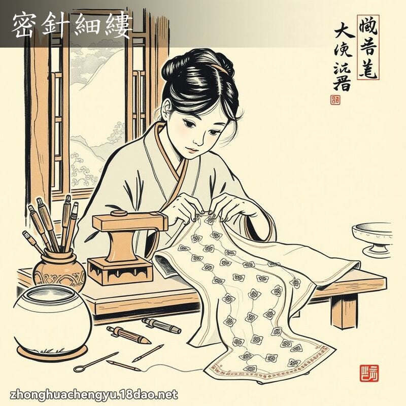 密針細縷 配图