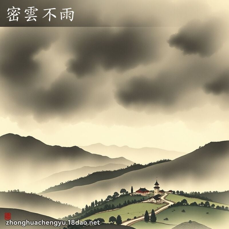 密雲不雨 配图