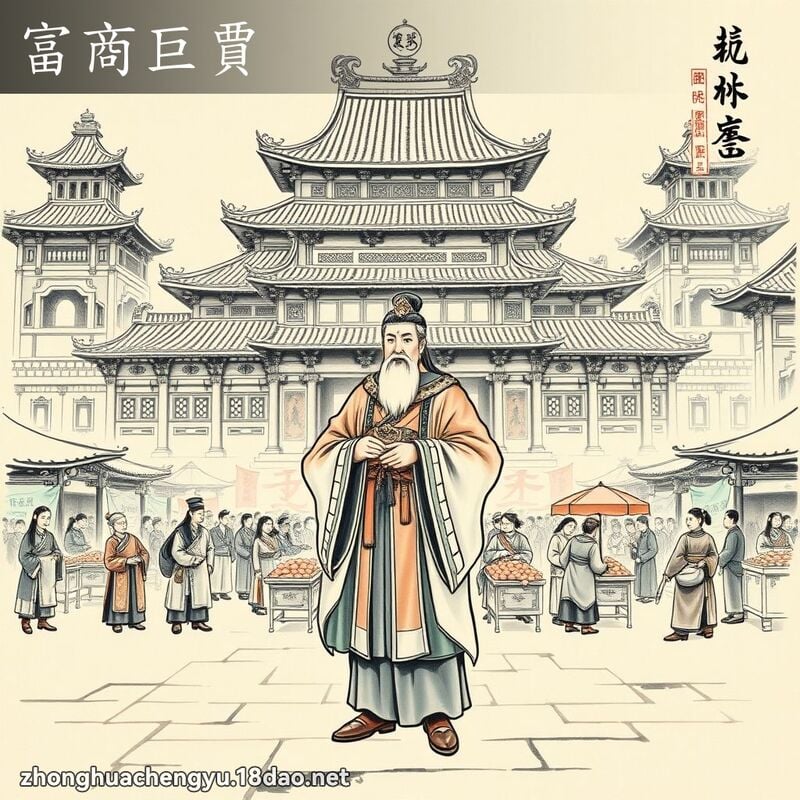 富商巨賈 配图