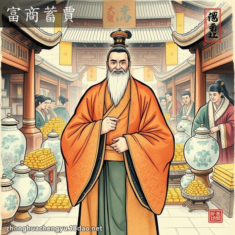 富商蓄賈 配图