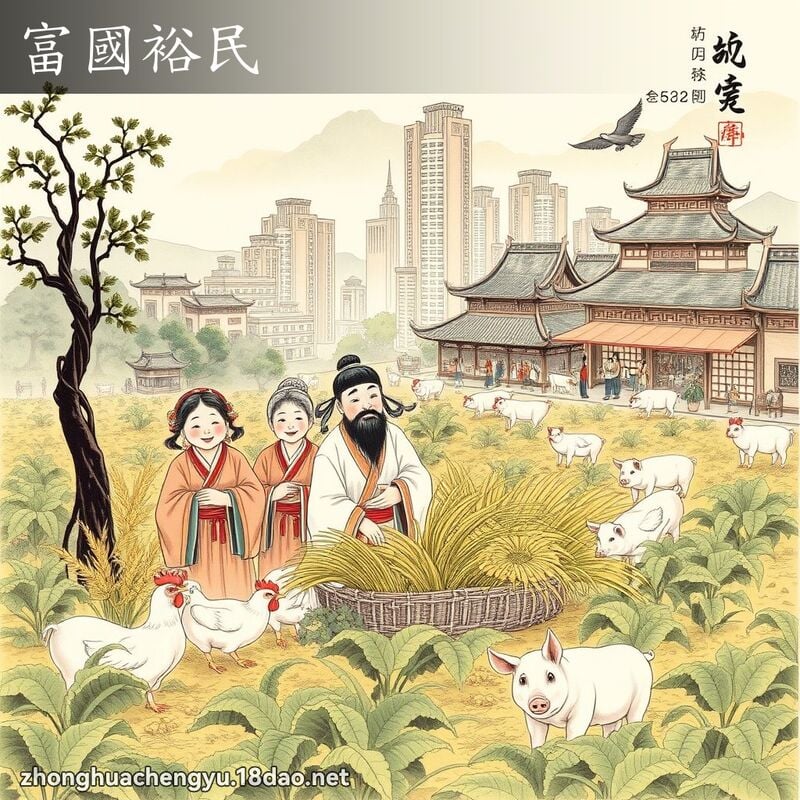 富國裕民 配图