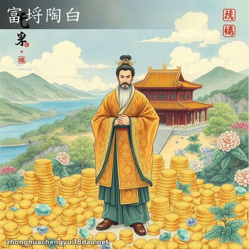 富埒陶白 配图