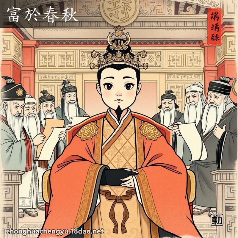 富於春秋 配图