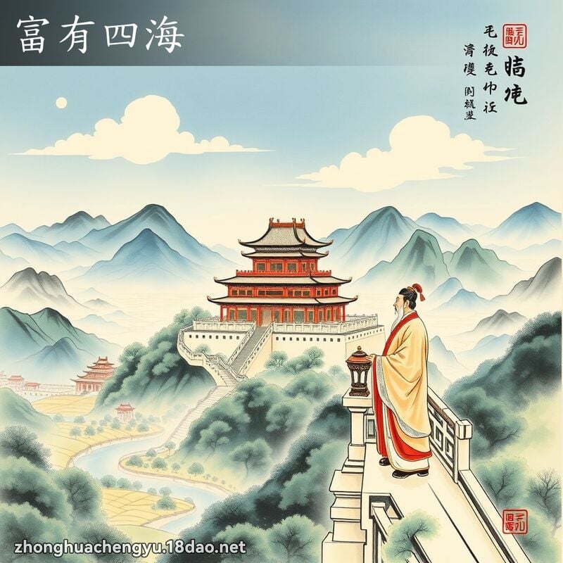 富有四海 配图
