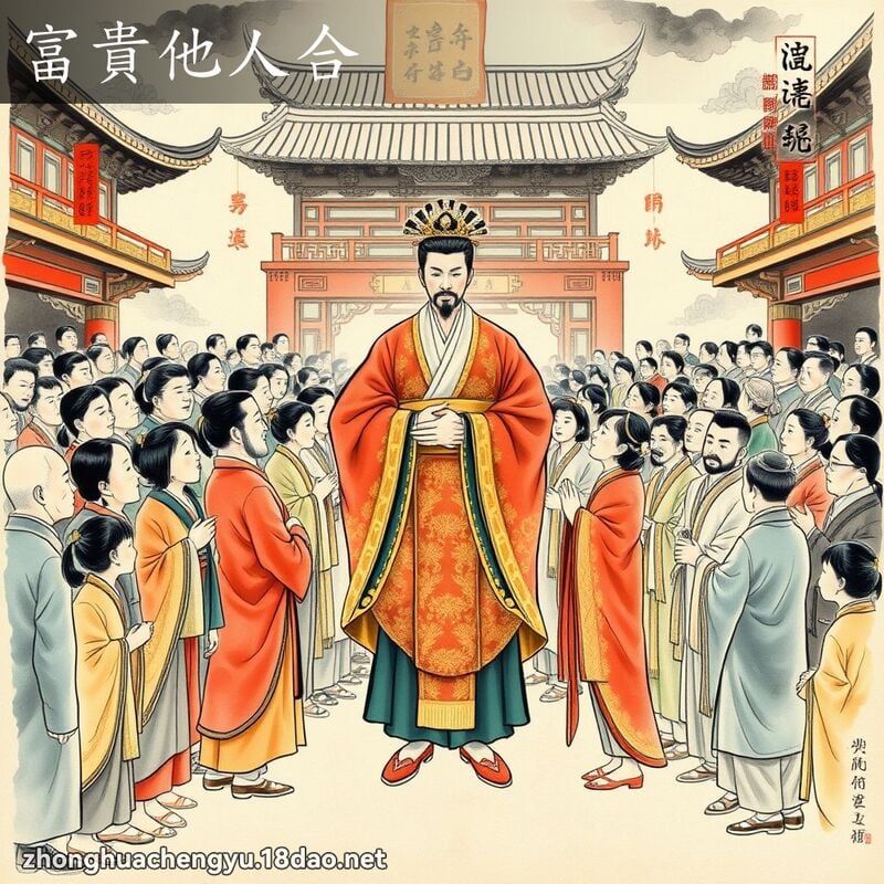 富貴他人合 配图