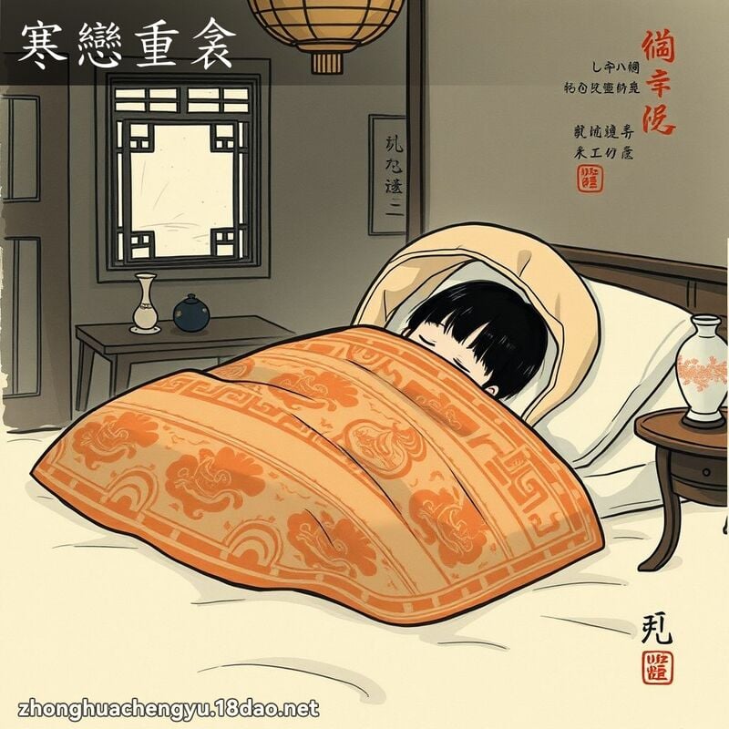 寒戀重衾 配图