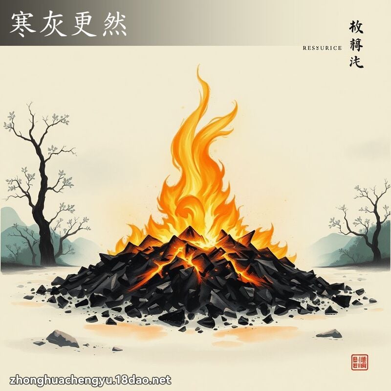 寒灰更然 配图