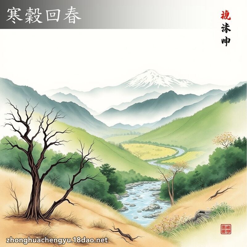 寒穀回春 配图