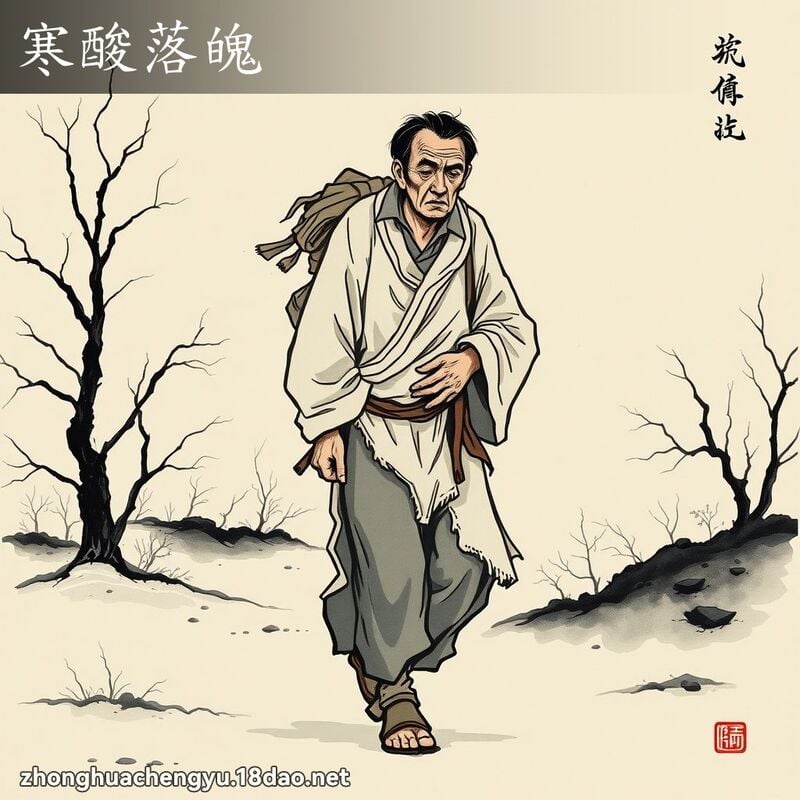 寒酸落魄 配图