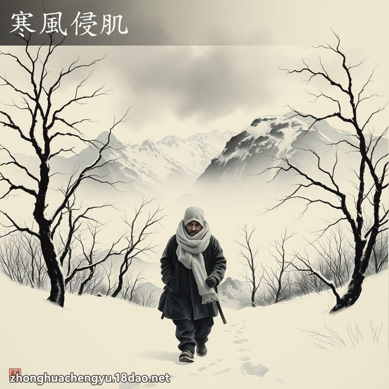 寒風侵肌 配图