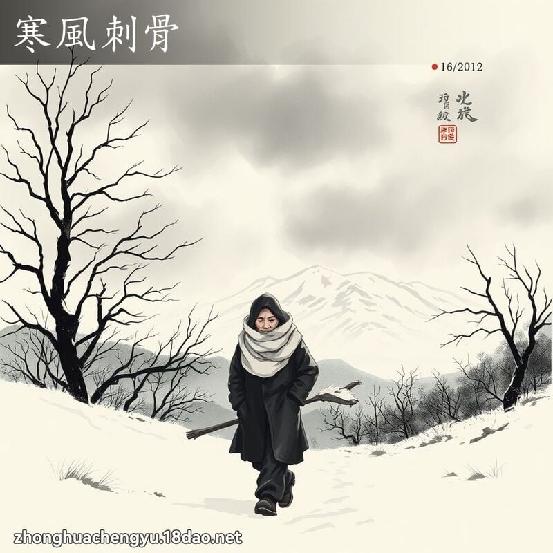 寒風刺骨 配图