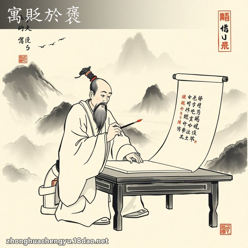 寓貶於褒 配图