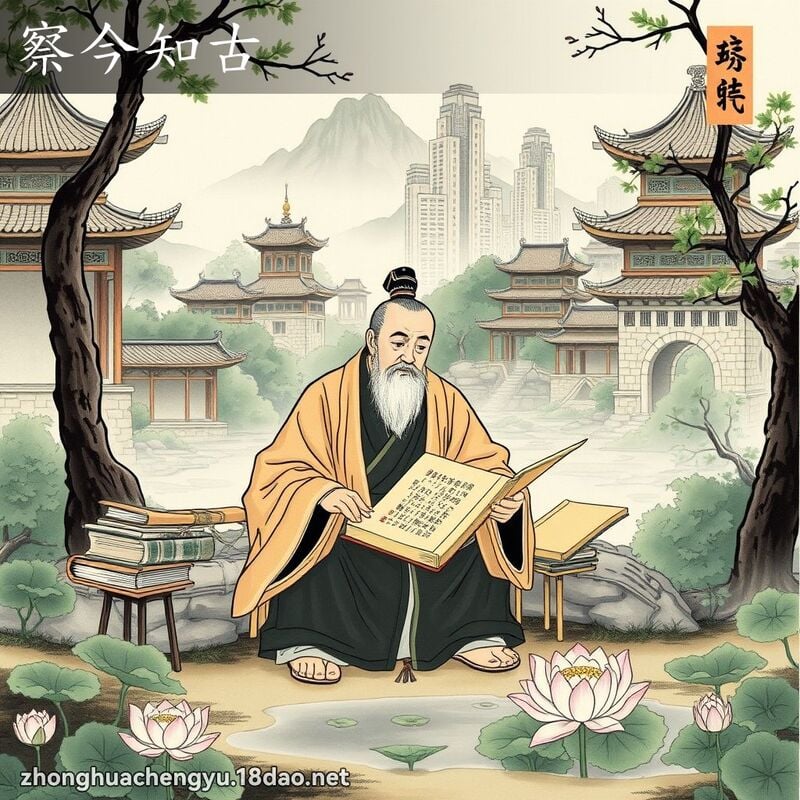 察今知古 配图
