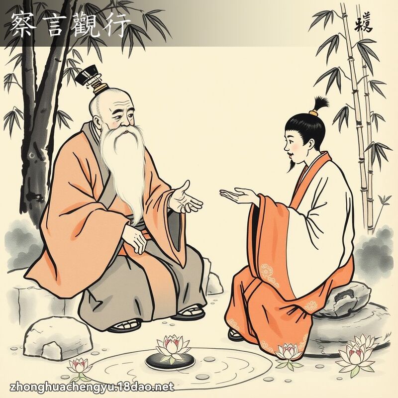 察言觀行 配图
