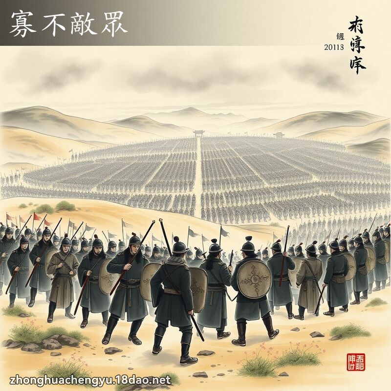 寡不敵眾 配图