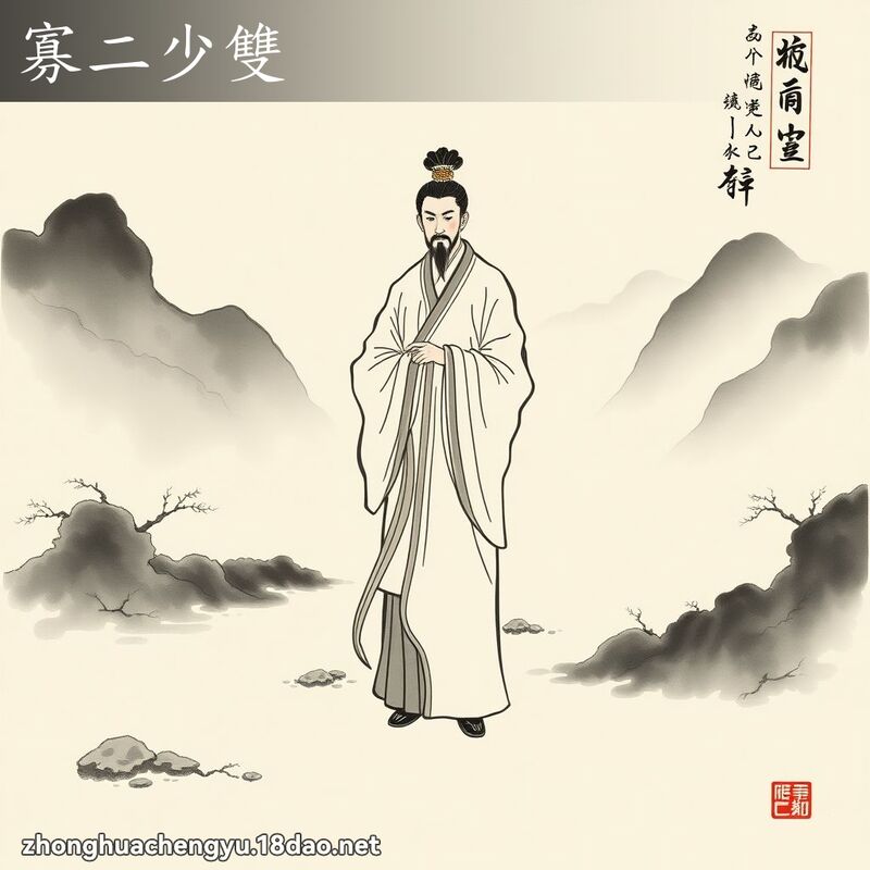 寡二少雙 配图