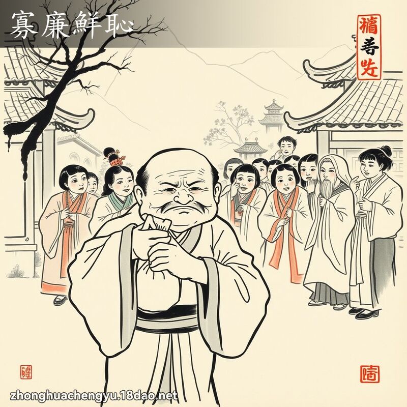 寡廉鮮恥 配图