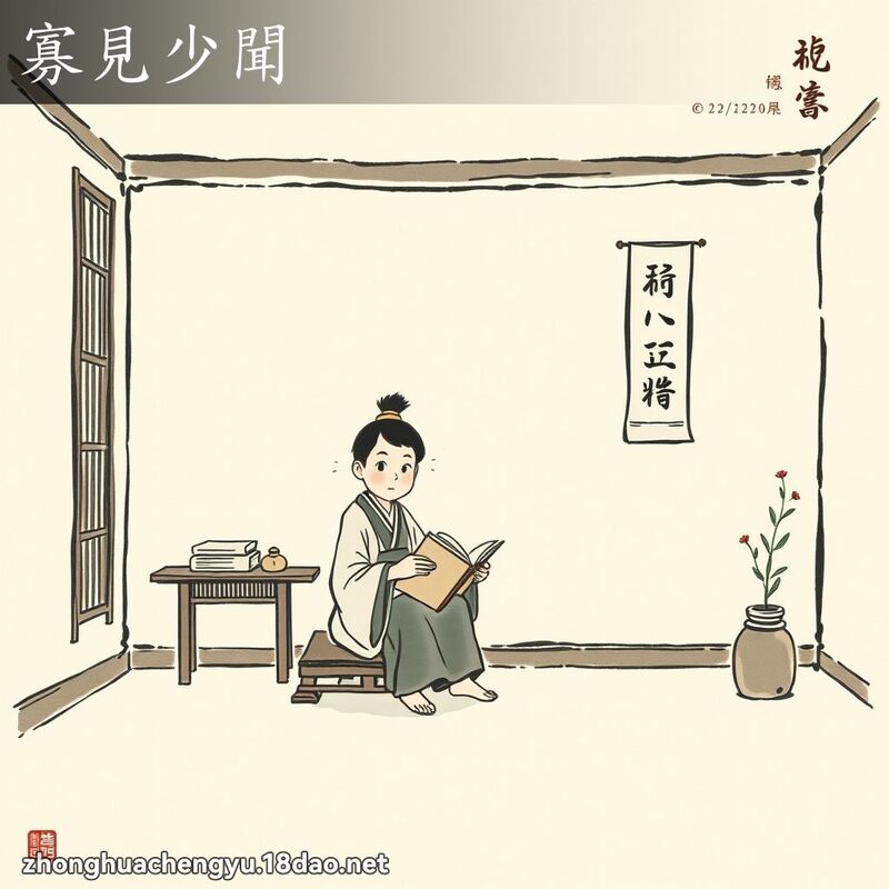 寡見少聞 配图