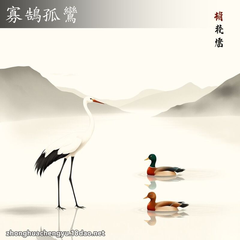 寡鵠孤鸞 配图