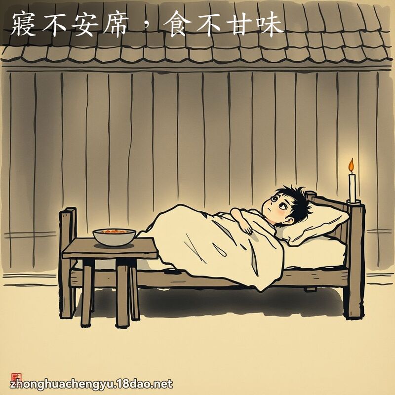 寢不安席,食不甘味 配图