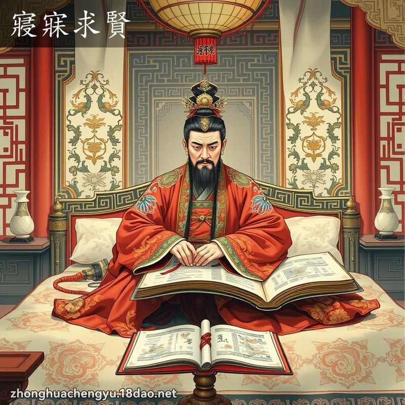 寢寐求賢 配图