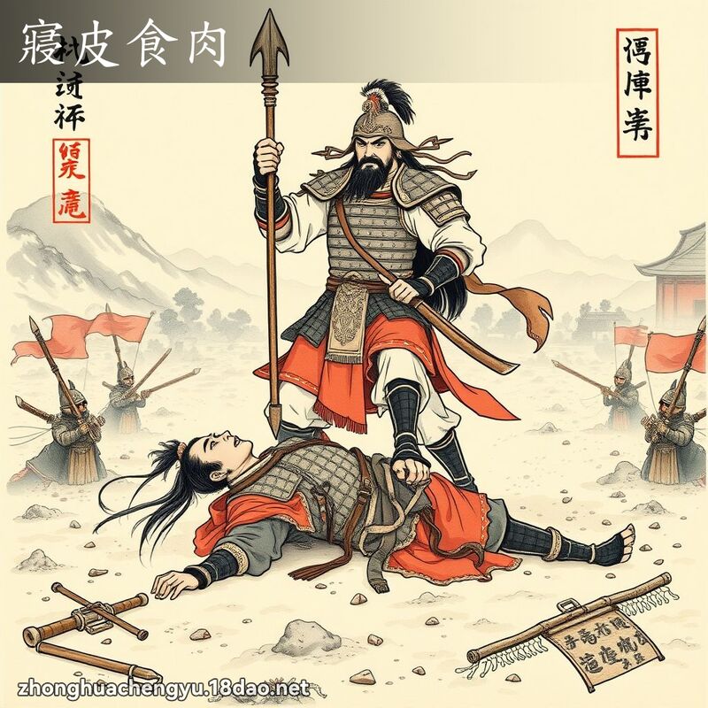 寢皮食肉 配图